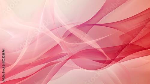 Abstract Pink and Red Swirling Background