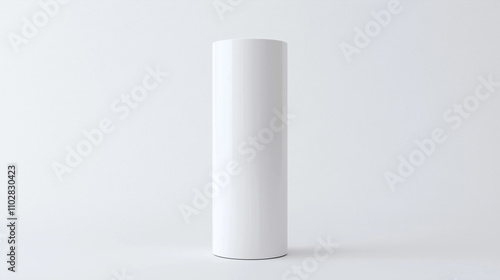 Wallpaper Mural Clean and Simple: A sleek, cylindrical mockup with a minimalist design, offering a blank canvas for product displays and branding applications.   Torontodigital.ca