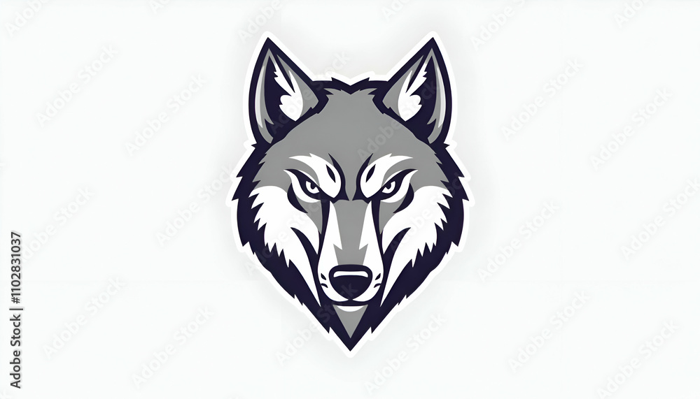 Wolf Head Logo Mascot Creative Design A bold, minimalist wolf logo design with a black white background and a wolf head.
Wolf Head Logo Mascot Creative Design A bold, minimalist wolf logo design with a black white background and a wolf head.