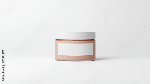 Cream Jar Mockup: Simple el...
