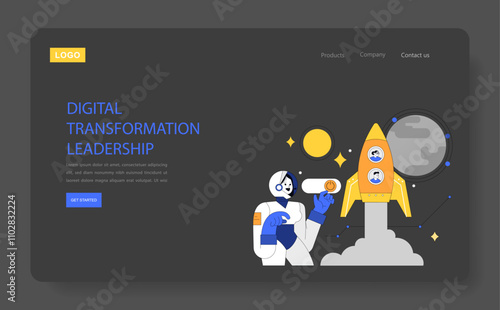 Women Leaders. Flat Vector Illustration