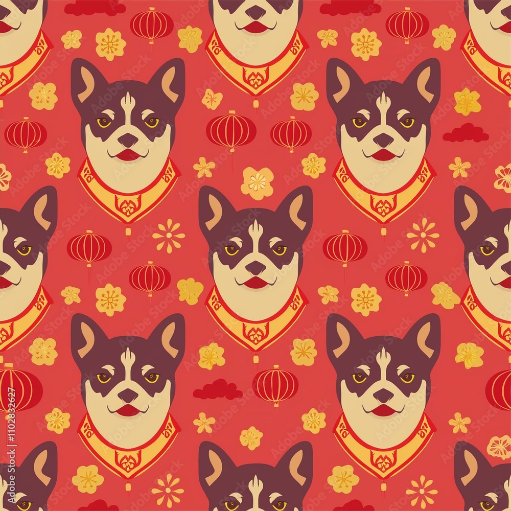 seamless pattern with cats seamless pattern with cats