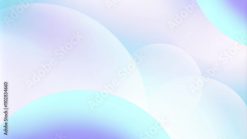 Abstract light blue background with shape freeform curved wavy and copy space. Beauty sweet pastel orange and blue colorful with fluffy clouds in the sky. Abstract fantasy growing light, clouds 