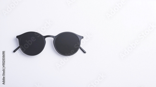 Classic Black Round Sunglas...