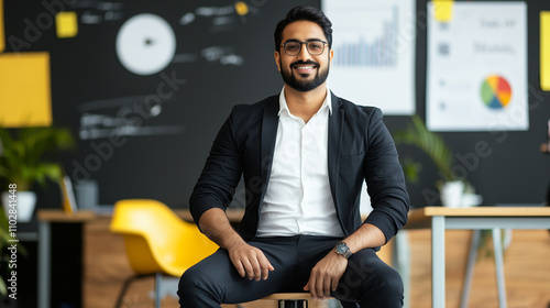 Confident Businessman:  A p...