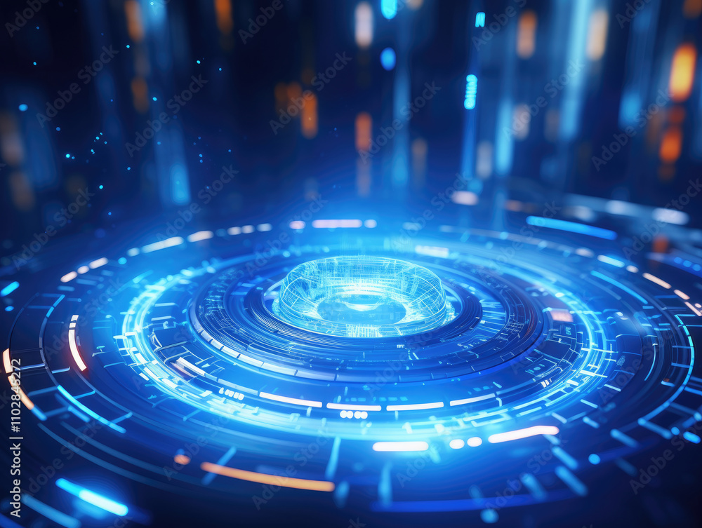 blue electronic technology background blue electronic technology background