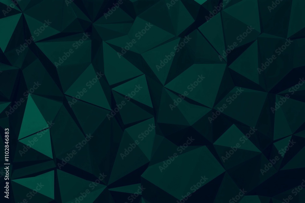 Abstract Dark Green Polygonal Background.generative AI
Abstract Dark Green Polygonal Background.generative AI
