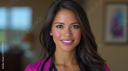 Confident Female Doctor Portrait Healthcare Professional Medical Worker Hospital Staff