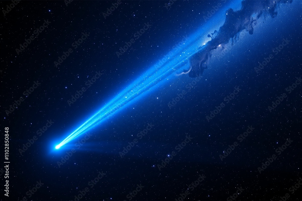 Bright Blue Comet in Deep Space.generative AI
Bright Blue Comet in Deep Space.generative AI