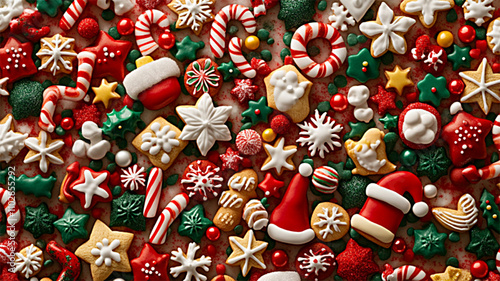 アイシングクッキー(横) icing cookies  Generative AI