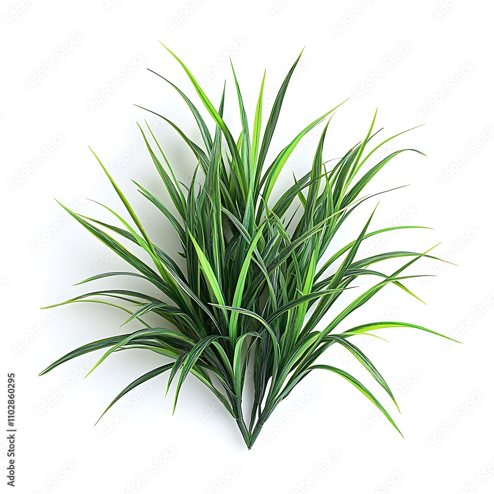 Grass isolated on a white background, close up Grass isolated on a white background, close up