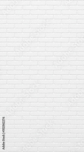 Minimalist white brick wall background with subtle mortar cracks, pattern, simple style, brickwork