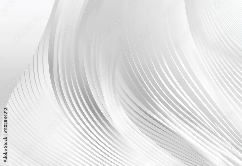 Calming abstract design with fluid wavy lines and soft textures in a minimalist white palette, ideal for modern interiors, Calming abstract design with fluid wavy lines and soft textures in a minimalist white palette, ideal for modern interiors,