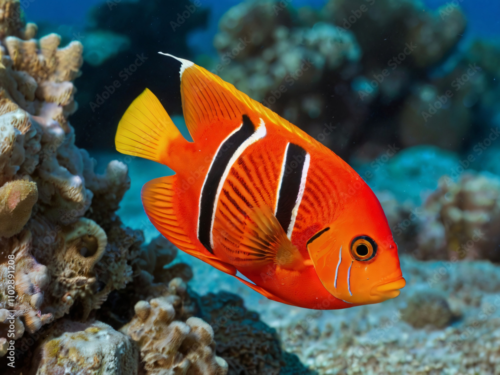 small flame angelfish small flame angelfish