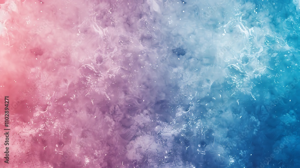 Fototapeta premium Abstract Watercolor Background with Pink and Blue Swirls