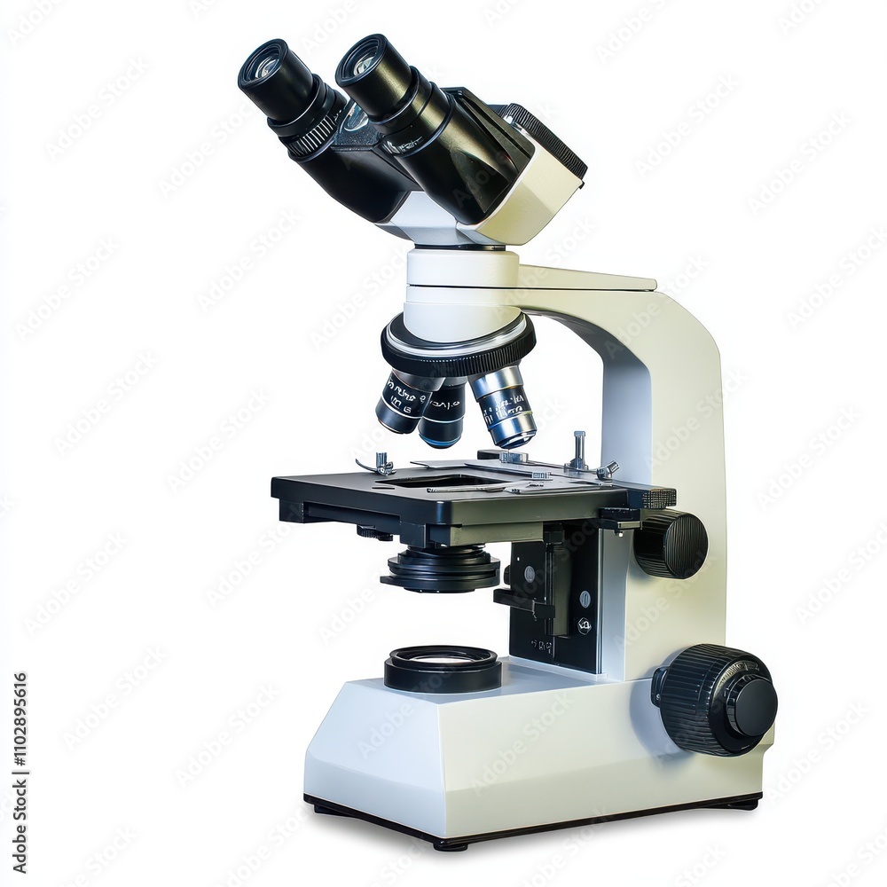 Microscope isolated on white background Microscope isolated on white background