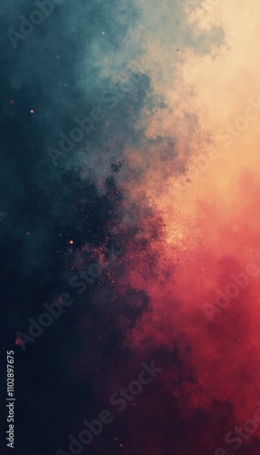 Grainy Noise and Smooth Gradient Combined to Create an Intricate Abstract Digital Art Background Full of Texture.