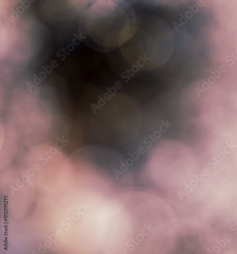 billes de bokeh, flou, argenté et rosé, nuance de couleurs subtiles, usage graphique, png, transparence