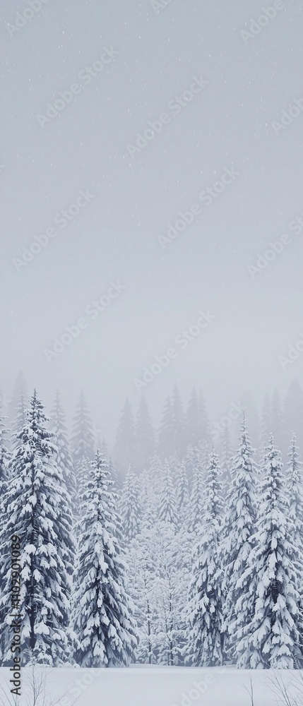 Falling snow creates a soft, white mist that rises from the ground, casting a mystical spell on a dark and quiet forest, peaceful, fog Falling snow creates a soft, white mist that rises from the ground, casting a mystical spell on a dark and quiet forest, peaceful, fog