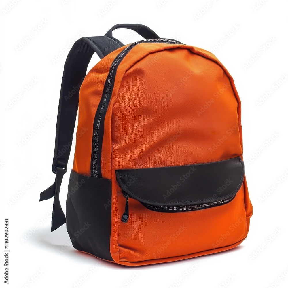 Fototapeta premium School backpack isolated on white background