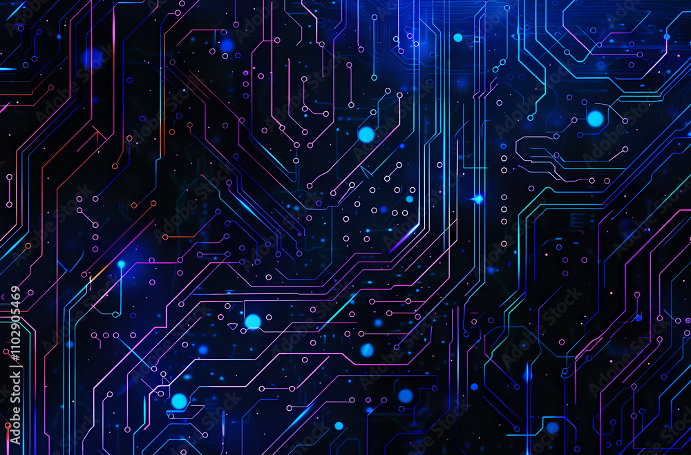 Fototapeta premium circuit board background