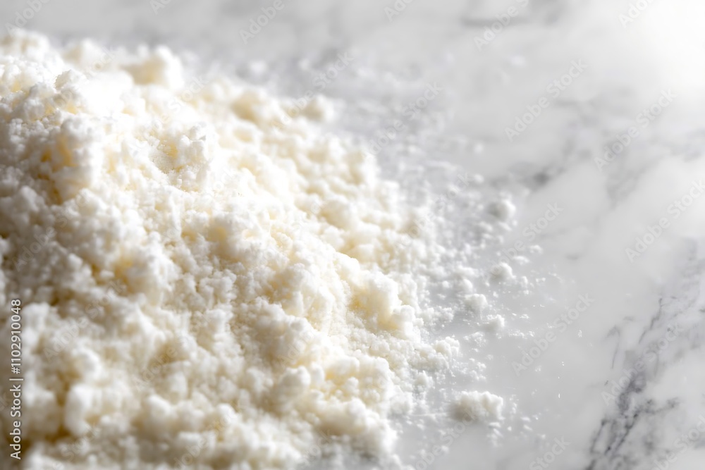 Gramflour isolated on a white background, close up Gramflour isolated on a white background, close up