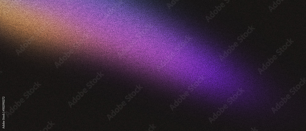 Colorful gradient light on dark background with grainy texture Colorful gradient light on dark background with grainy texture