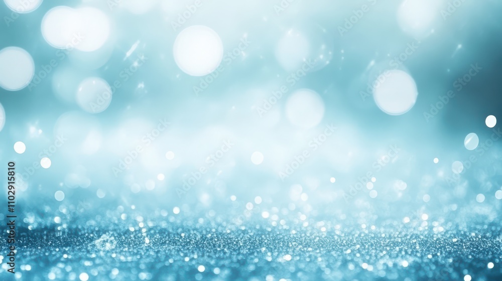 Blurred Light Blue Background with Bokeh Blurred Light Blue Background with Bokeh
