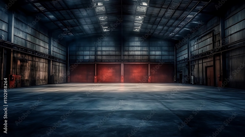 Captivating Atmosphere of an Abandoned Warehouse Captivating Atmosphere of an Abandoned Warehouse