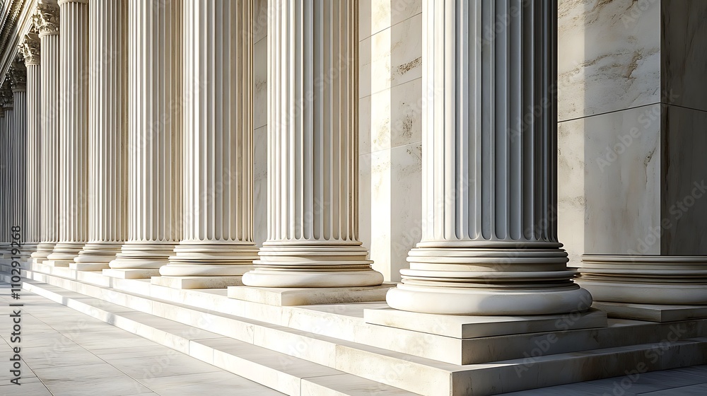 Architectural marvels: A close-up on marble pillar design. Architectural marvels: A close-up on marble pillar design.