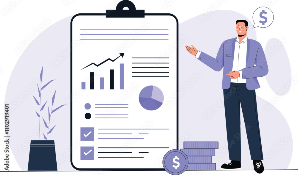 Accounting Concept Illustration Accounting Concept Illustration