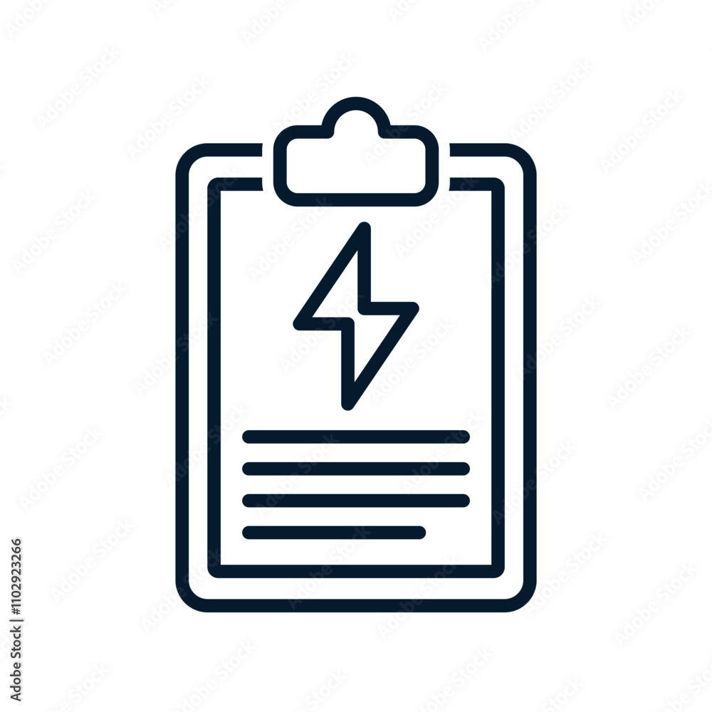 Energy audit concept. Vector linear icon isolated on white background. Energy audit concept. Vector linear icon isolated on white background.