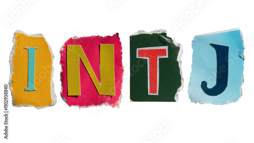 Bild auf Leinwand INTJ or Architect is a personality type with the Introverted, Intuitive, Thinking, and Judging traits
