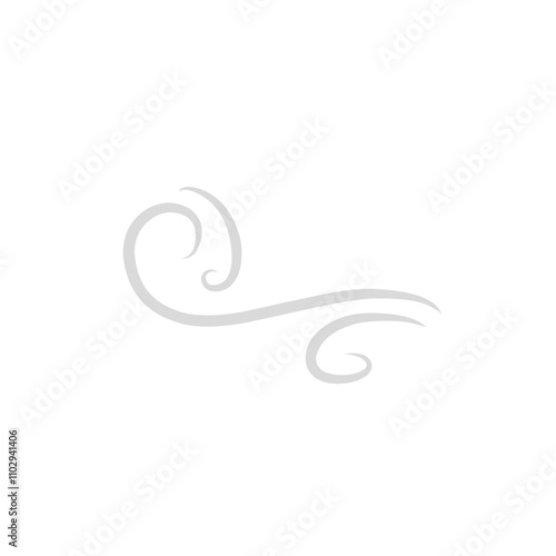 gray wind vector