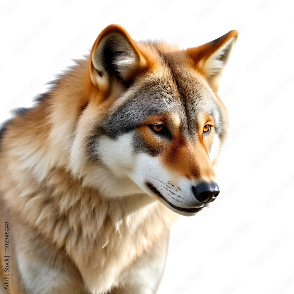 Fototapeta premium portrait of a wolf