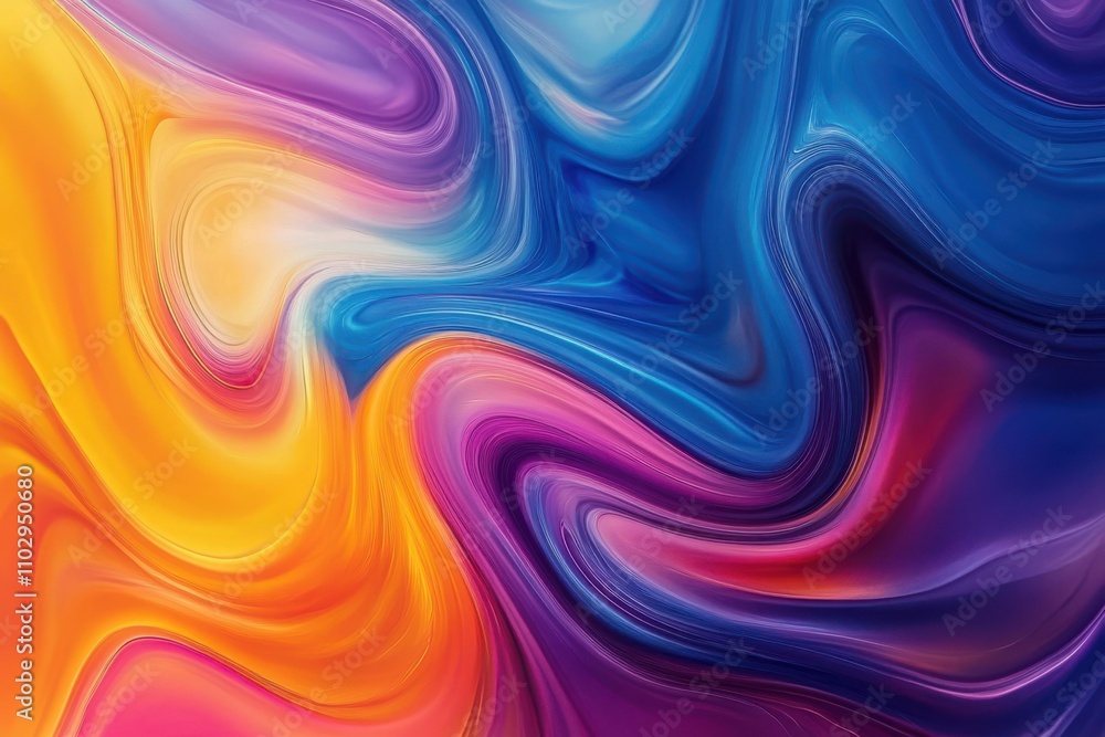 Fluid gradient form designs in motion Fluid gradient form designs in motion