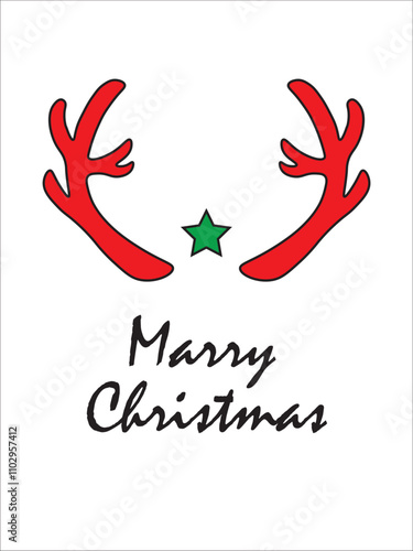Christmas reindeer antlers