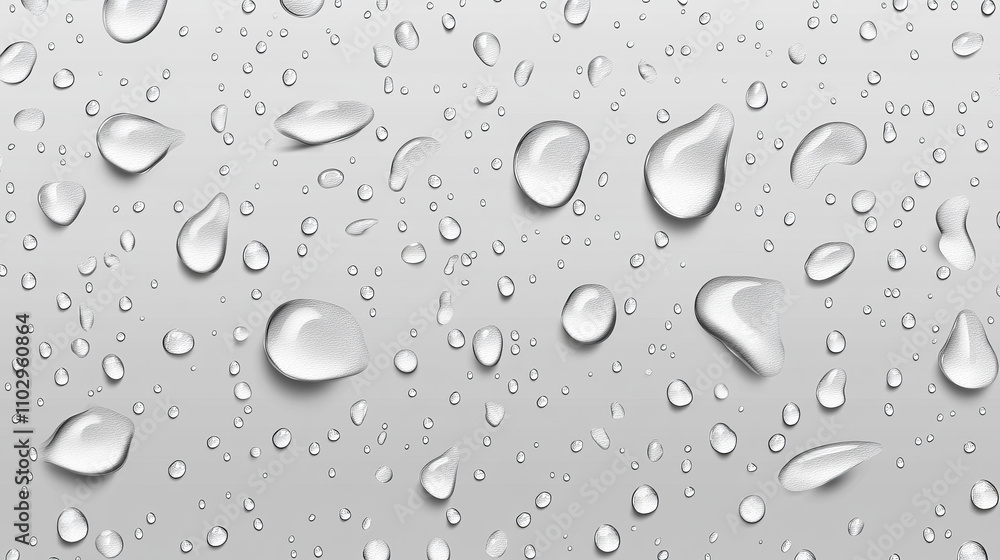 Realistic picture of water droplets on a clear background. Perfect for showing rain on a window, a spray, or a cosmetic product. Realistic picture of water droplets on a clear background. Perfect for showing rain on a window, a spray, or a cosmetic product.