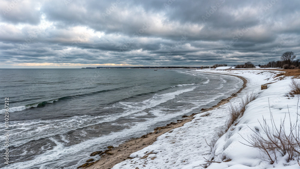 Obraz premium landscape with snow
