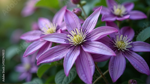 close up of a purple flower