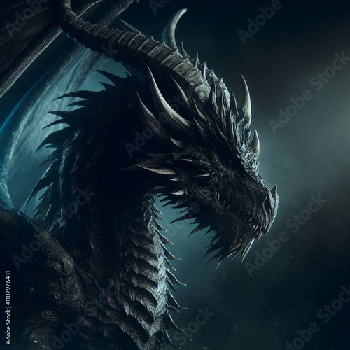 A dark fantasy dragon 1 