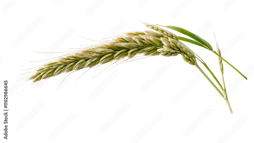 Green Wheat Ear Isolated on White
Green Wheat Ear Isolated on White