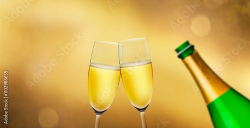 Silvester Feier 2025 mit Sekt