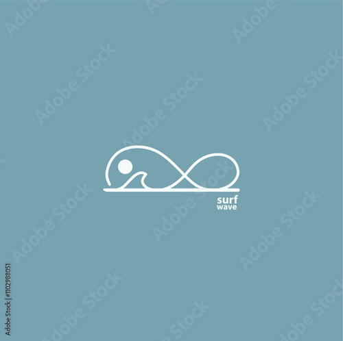 Wave logo vector template and symbol
Format Vektor
