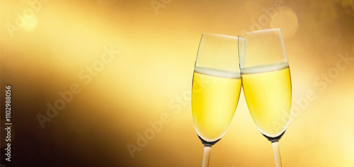 Silvester Feier 2025 mit Sekt