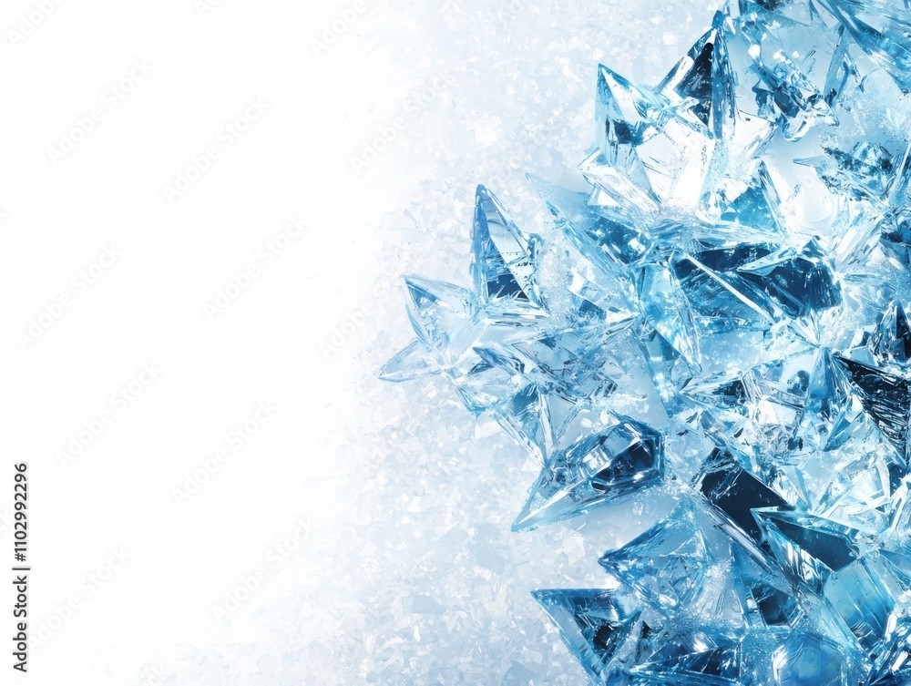 Stunning christmas texture design snow crystals & winter wonderland digital art for a serene aesthetic Stunning christmas texture design snow crystals & winter wonderland digital art for a serene aesthetic