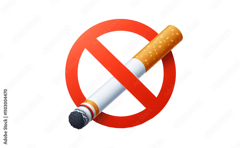 No smoking sign on a transparent background No smoking sign on a transparent background