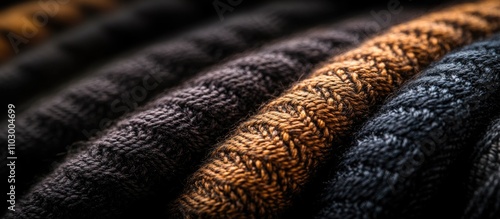Macro shot highlighting detailed textile weaves in contemporary materials showcasing innovation quality and versatility in design
