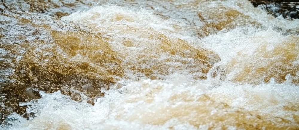 River water texture with dynamic waves and bubbles creating a natural backdrop for environmental and outdoor themes River water texture with dynamic waves and bubbles creating a natural backdrop for environmental and outdoor themes