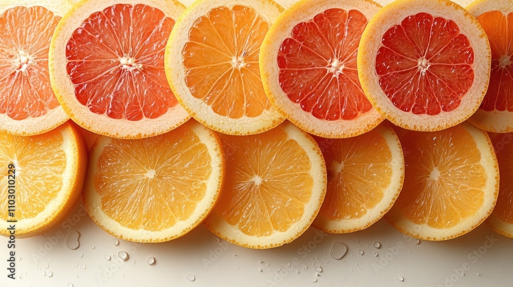 sliced yellow and pink grapefruit on a clean white background showcasing vibrant citrus colors and textures perfect for food presentations sliced yellow and pink grapefruit on a clean white background showcasing vibrant citrus colors and textures perfect for food presentations